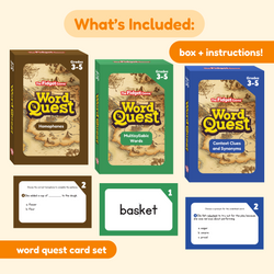 Sight Words + Expansion 3-5 Card Packs (ONLINE ORDER ONLY)