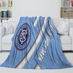 New York City FC Blanket Flannel Fleece Throw Room Decoration (Online Order Only)