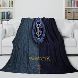 New York City FC Blanket Flannel Fleece Throw Room Decoration (Online Order Only)