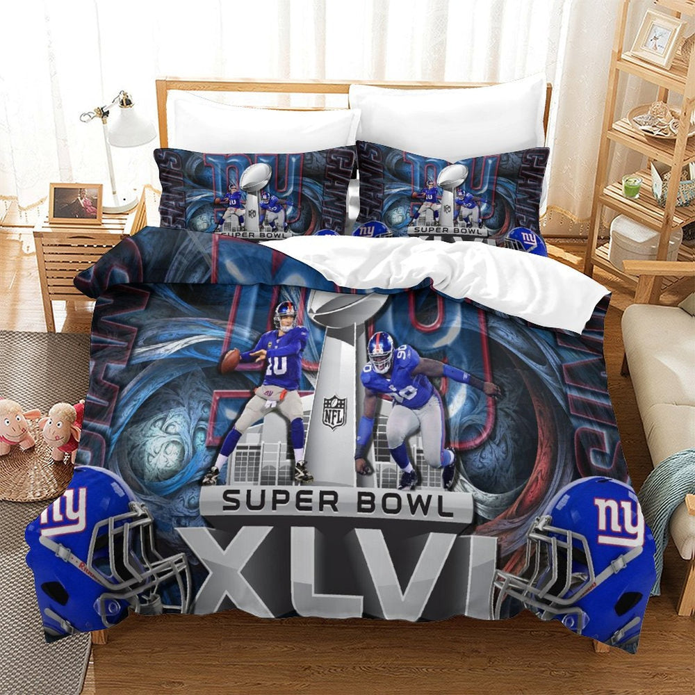 New York Giants Bedding Set Duvet Cover Without Filler (Online Order Only)