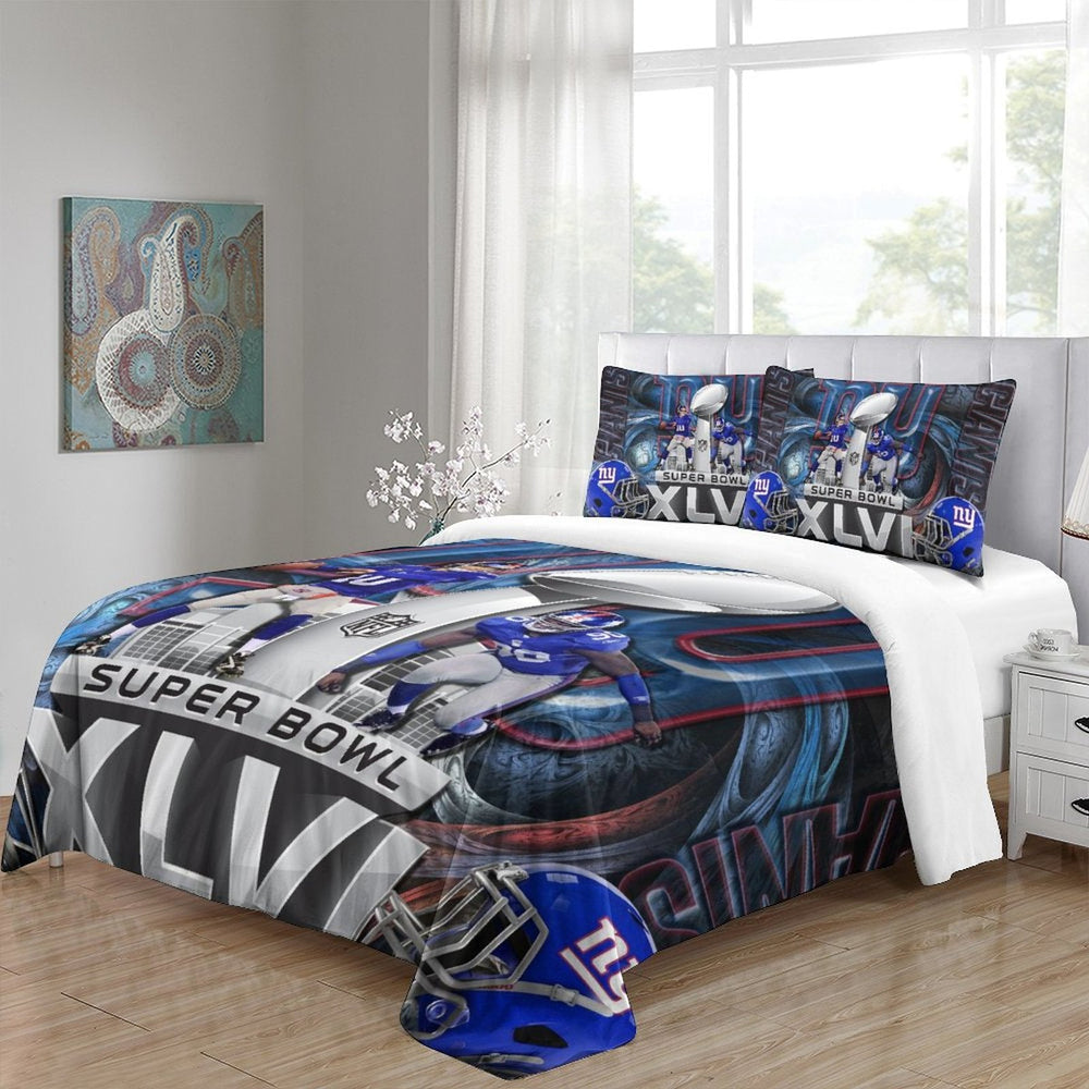 New York Giants Bedding Set Duvet Cover Without Filler (Online Order Only)