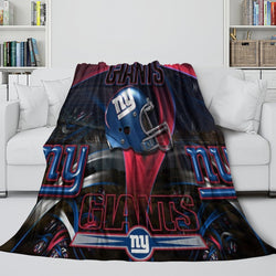 New York Giants Blanket Flannel Fleece Throw Room Decoration (Online Order Only)