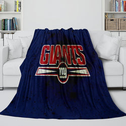 New York Giants Blanket Flannel Fleece Throw Room Decoration (Online Order Only)