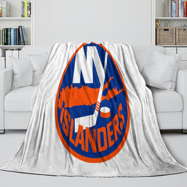 New York Islanders Blanket Flannel Throw Kids Room Decoration (Online Order Only)