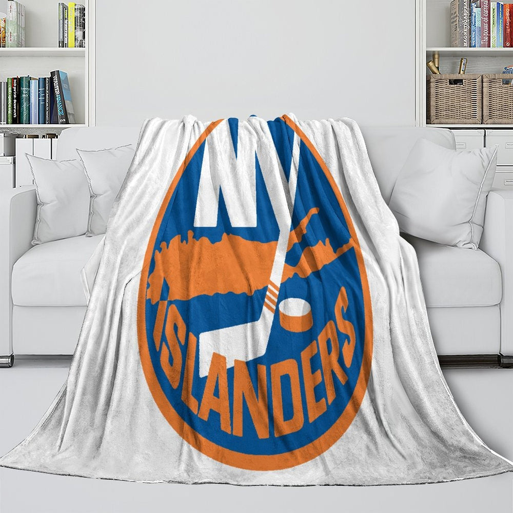 New York Islanders Blanket Flannel Throw Kids Room Decoration (Online Order Only)