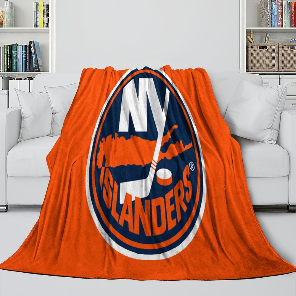 New York Islanders Blanket Flannel Throw Kids Room Decoration (Online Order Only)