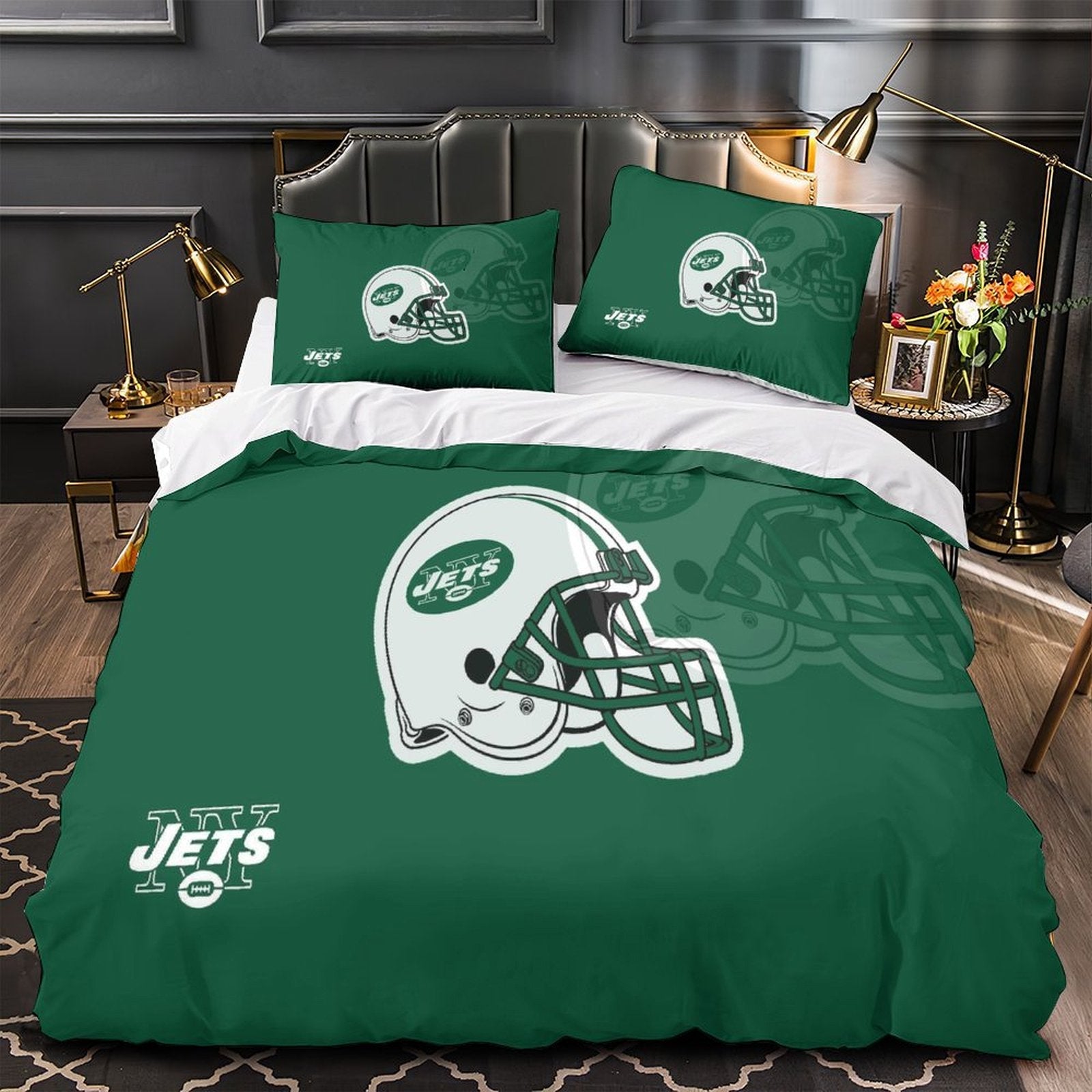 New York Jets Bedding Set Duvet Cover Without Filler (Online Order Only)