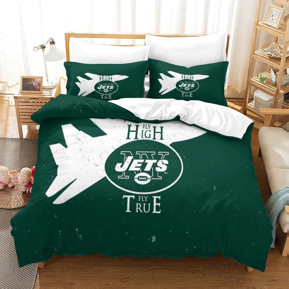 New York Jets Bedding Set Duvet Cover Without Filler (Online Order Only)