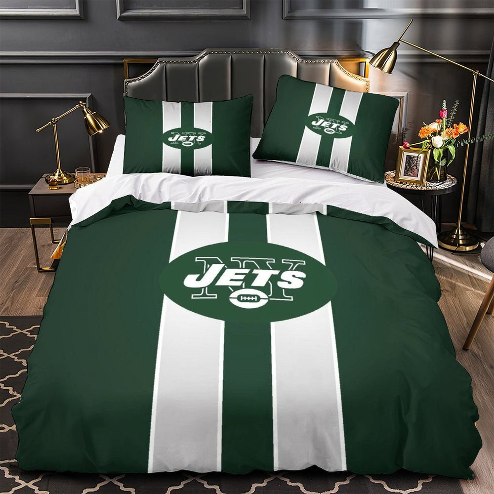 New York Jets Bedding Set Duvet Cover Without Filler (Online Order Only)