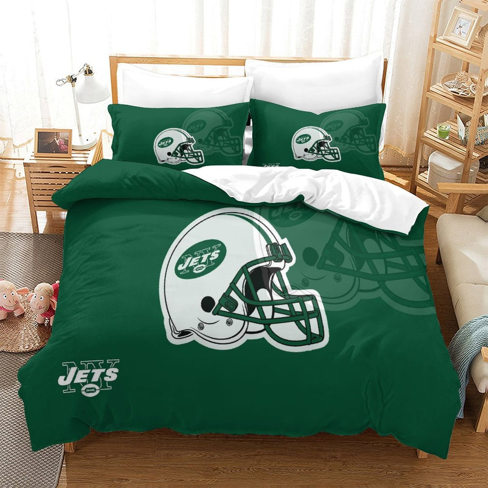 New York Jets Bedding Set Duvet Cover Without Filler (Online Order Only)