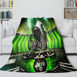 New York Jets Blanket Flannel Fleece Throw Room Decoration (Online Order Only)