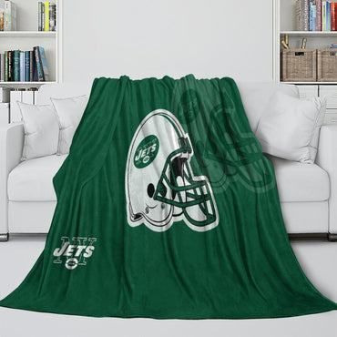 New York Jets Blanket Flannel Fleece Throw Room Decoration (Online Order Only)