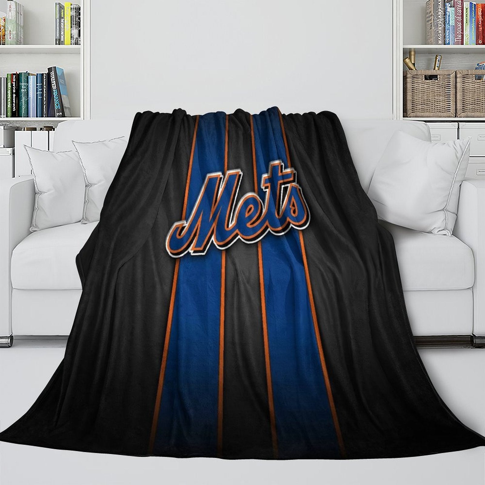 New York Mets Blanket Flannel Throw Room Decoration (Online Order Only)