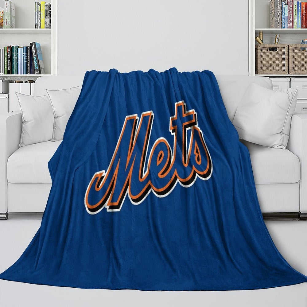 New York Mets Blanket Flannel Throw Room Decoration (Online Order Only)