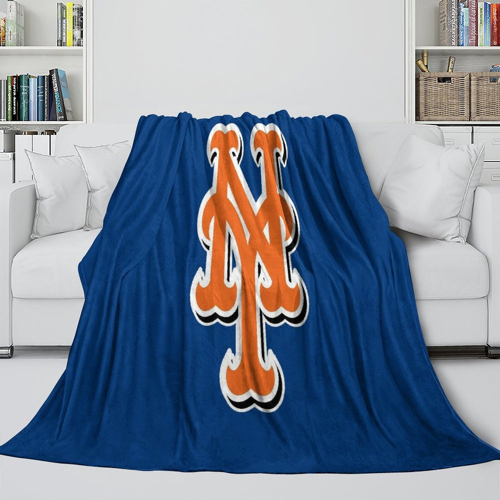 New York Mets Blanket Flannel Throw Room Decoration (Online Order Only)
