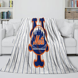 New York Mets Blanket Flannel Throw Room Decoration (Online Order Only)