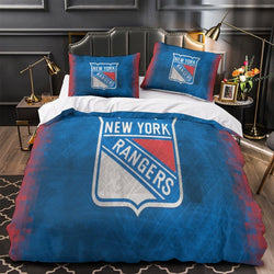 New York Rangers Bedding Set Quilt Duvet Cover Without Filler (Online Order Only)