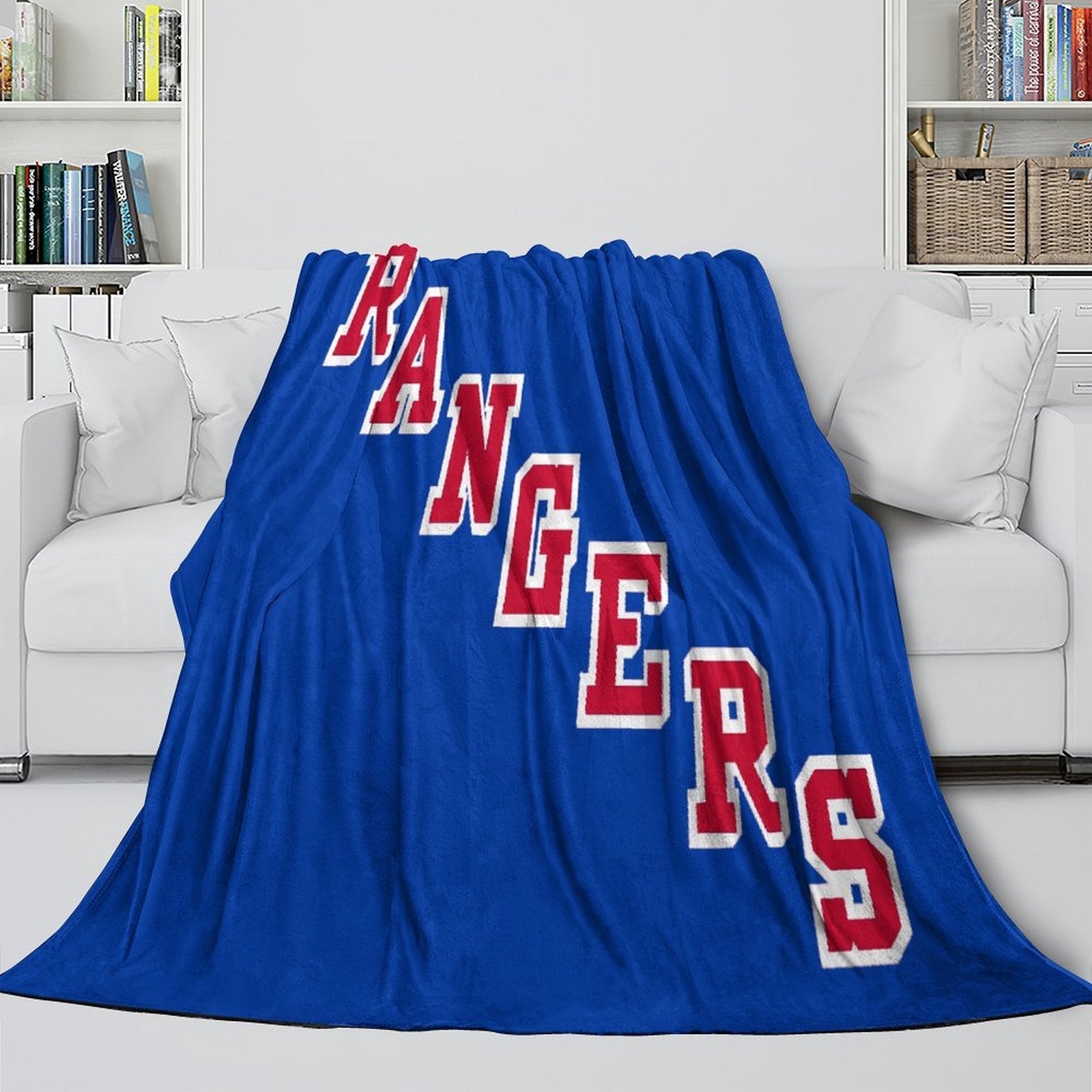 New York Rangers Blanket Flannel Throw Kids Room Decoration (Online Order Only)