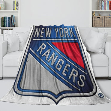 New York Rangers Blanket Flannel Throw Kids Room Decoration (Online Order Only)