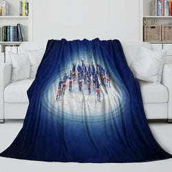 New York Rangers Blanket Flannel Throw Kids Room Decoration (Online Order Only)