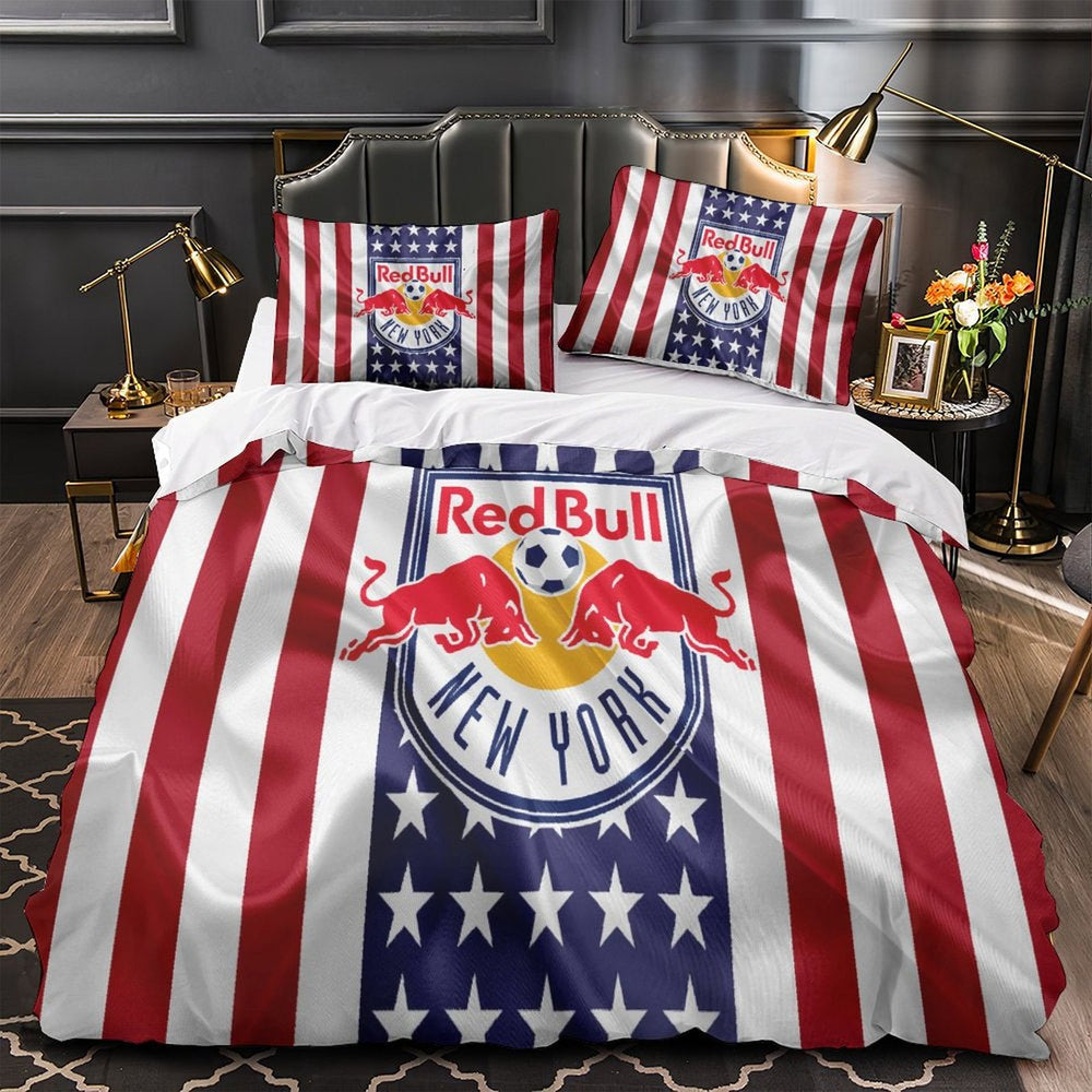 New York Red Bulls Bedding Set Duvet Cover Without Filler (Online Order Only)