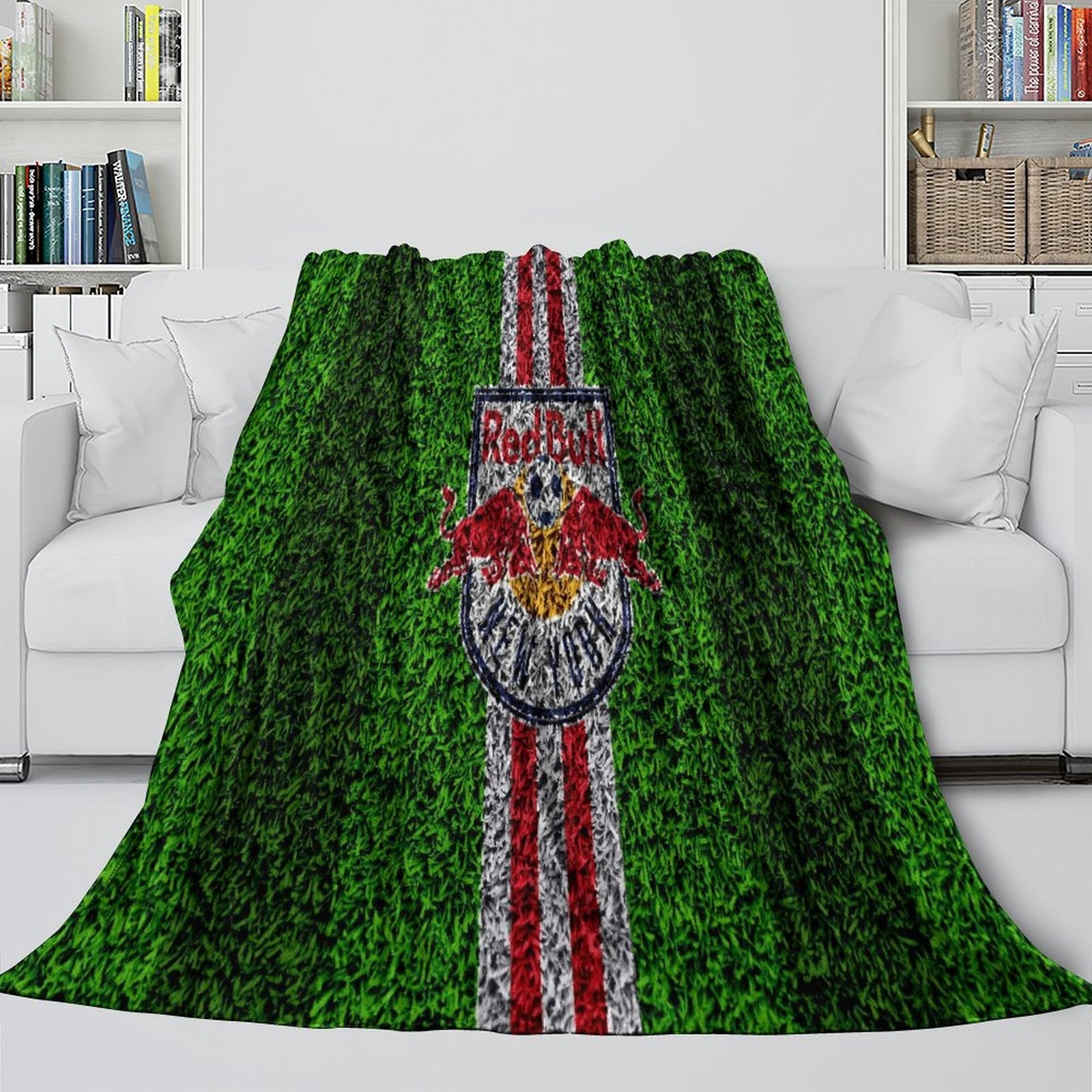 New York Red Bulls Blanket Flannel Fleece Throw Room Decoration (Online Order Only)