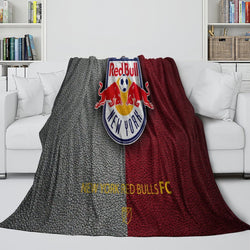 New York Red Bulls Blanket Flannel Fleece Throw Room Decoration (Online Order Only)