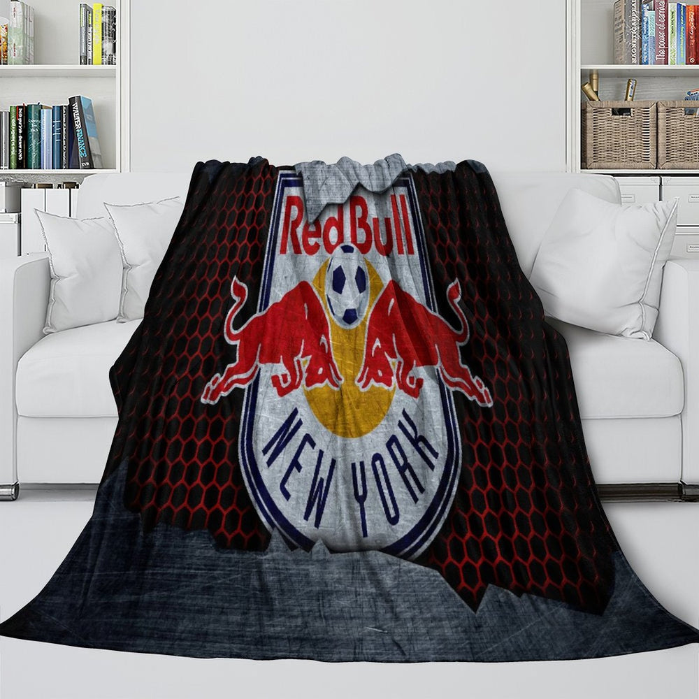 New York Red Bulls Blanket Flannel Fleece Throw Room Decoration (Online Order Only)