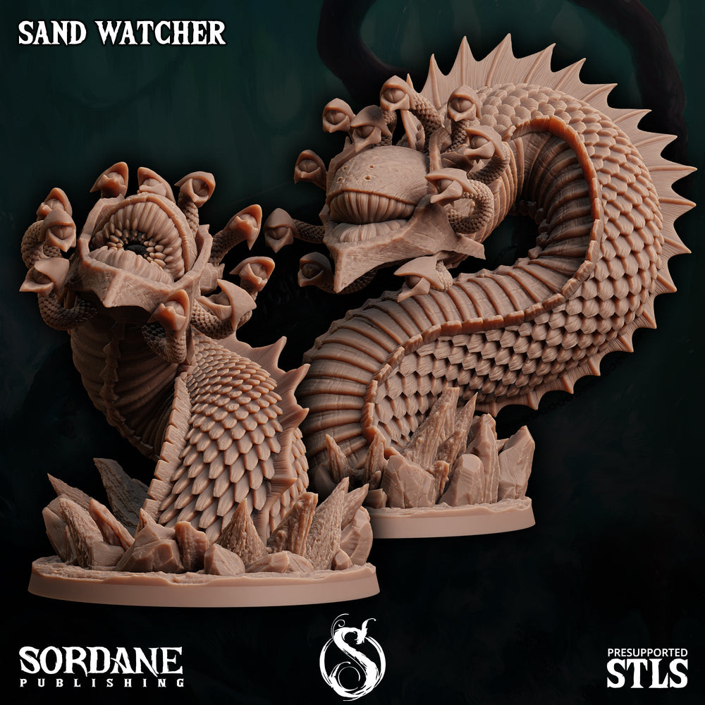 3D Printed Sordane Publishing Sand Watcher 28 32mm D&D (Online Only)