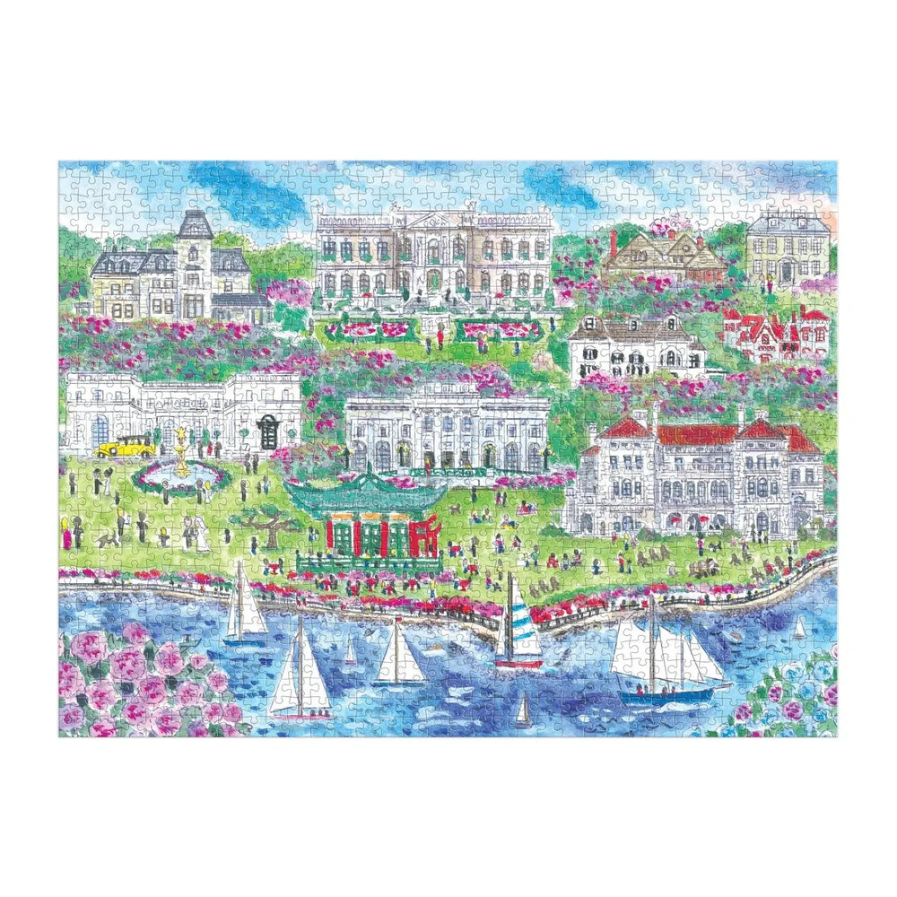 Newport Mansions 1000 Piece Jigsaw Puzzle Galison (ONLINE ORDER ONLY)