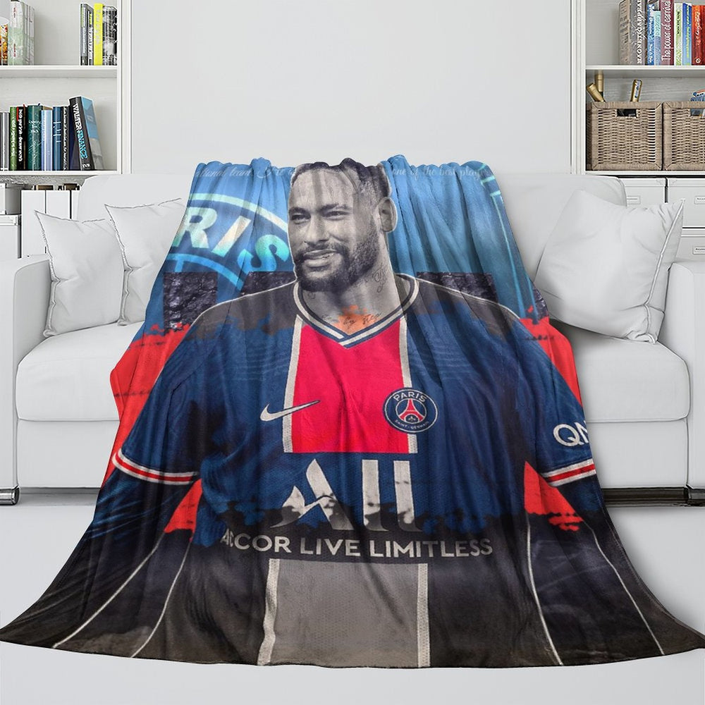 Neymar Blanket Flannel Throw Room Decoration (Online Order Only)