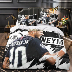 Neymar Pattern Bedding Set Quilt Cover Without Filler (Online Order Only)