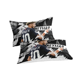 Neymar Pattern Bedding Set Quilt Cover Without Filler (Online Order Only)