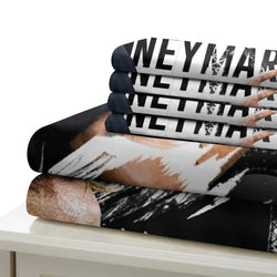 Neymar Pattern Bedding Set Quilt Cover Without Filler (Online Order Only)