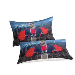 Neymar Pattern Bedding Set Quilt Cover Without Filler (Online Order Only)