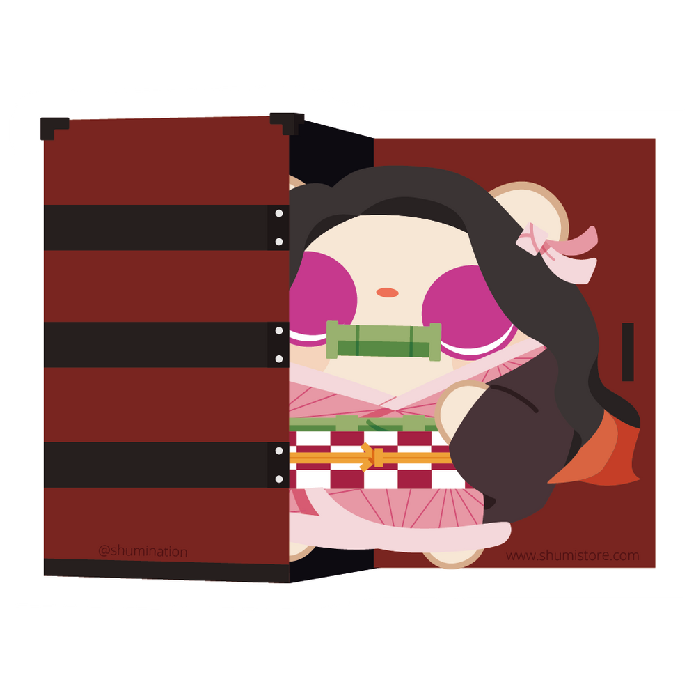 Shumi Mascot: Demon Slayer: Kimetsu no Yaiba - Nezuko Kamado Sticker (ONLINE ORDER ONLY)