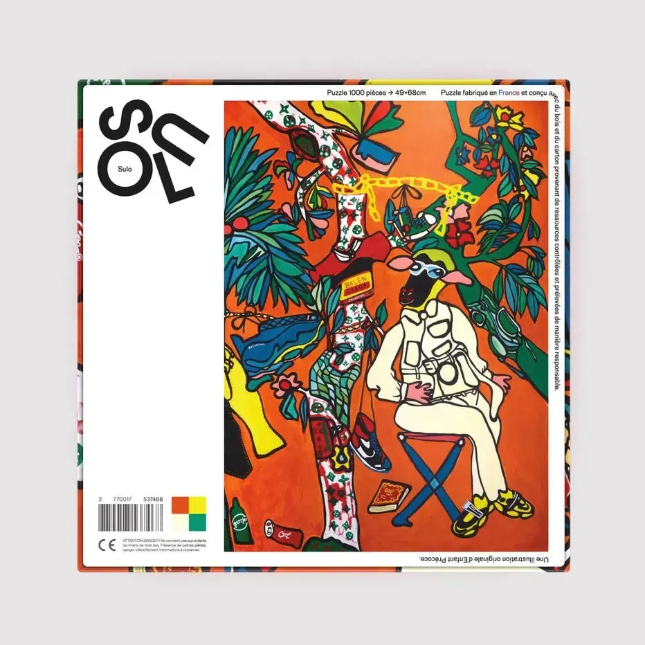 Nianga the Sheep & Her Thrift Shop By Précoce 1000 Piece LE Jigsaw Puzzle Sulo (ONLINE ORDER ONLY)