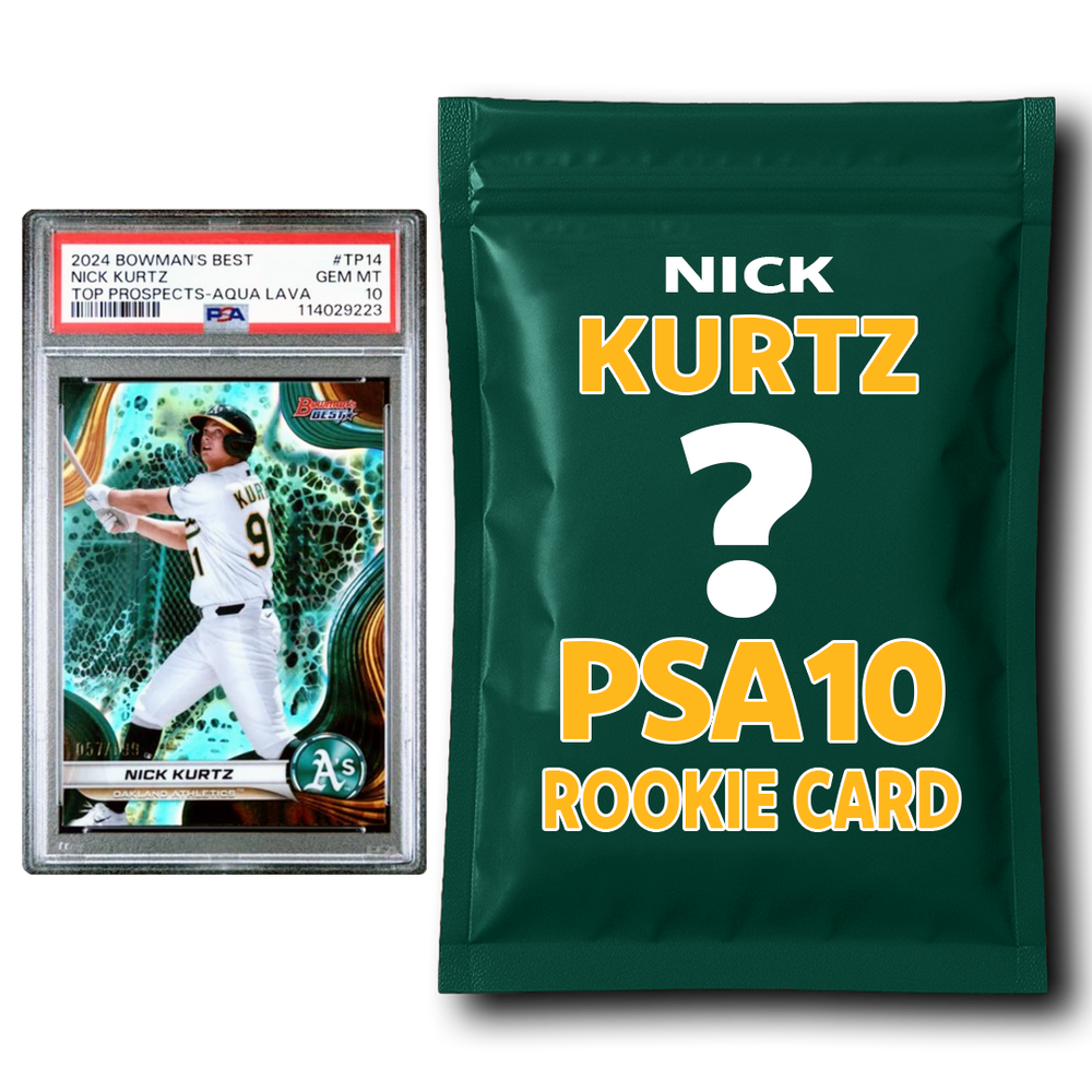 Nick Kurtz PSA 10 Graded Rookie Baseball Card Mystery Pack (ONLINE ORDER ONLY)