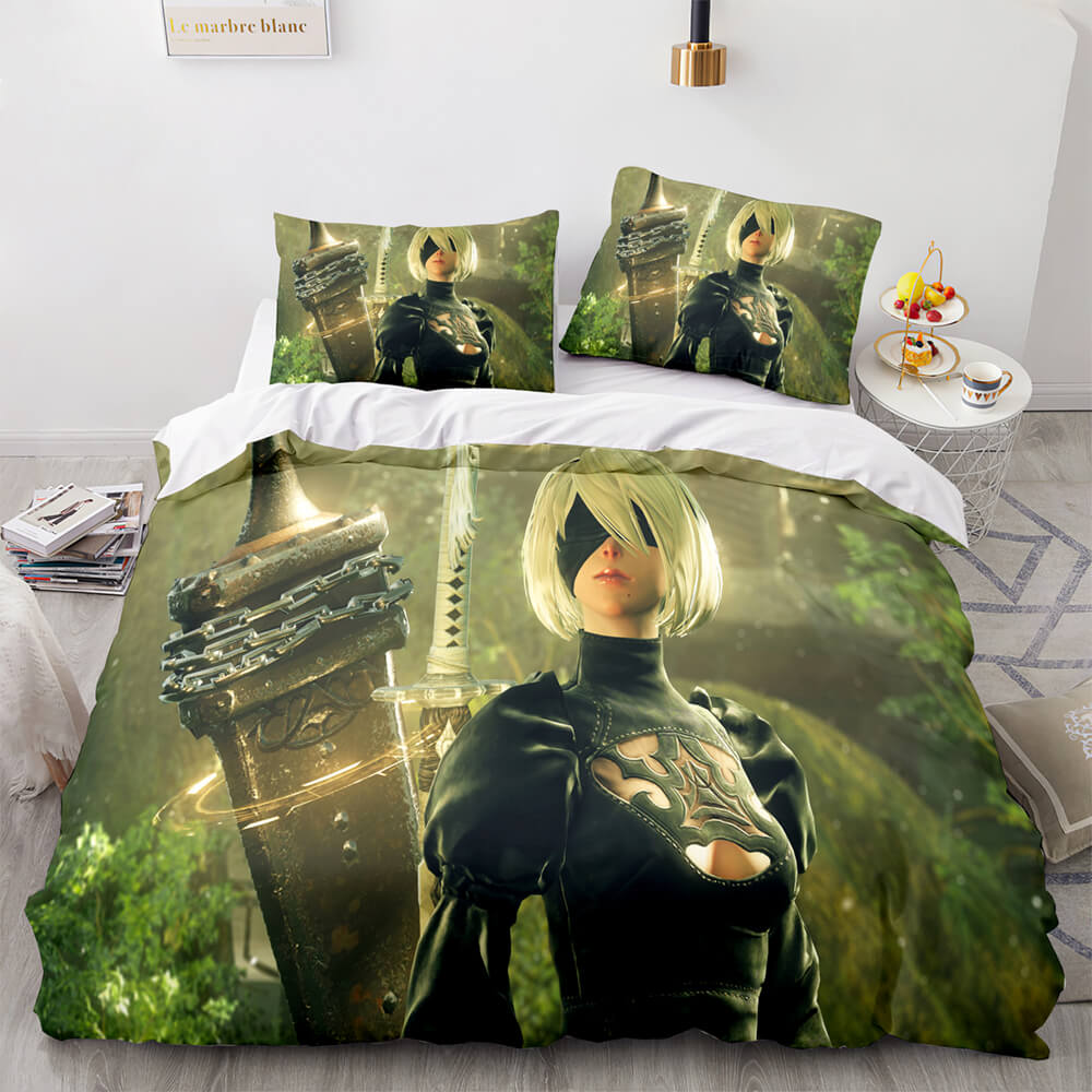 NieR Automata Cosplay 3 Piece Bedding Set Quilt Covers Without Filler (Online Order Only)
