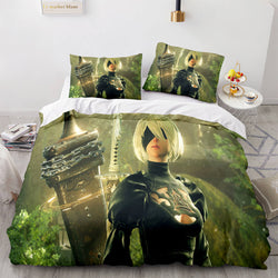 NieR Automata Cosplay 3 Piece Bedding Set Quilt Covers Without Filler (Online Order Only)