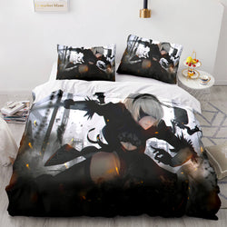 NieR Automata Cosplay 3 Piece Bedding Set Quilt Covers Without Filler (Online Order Only)
