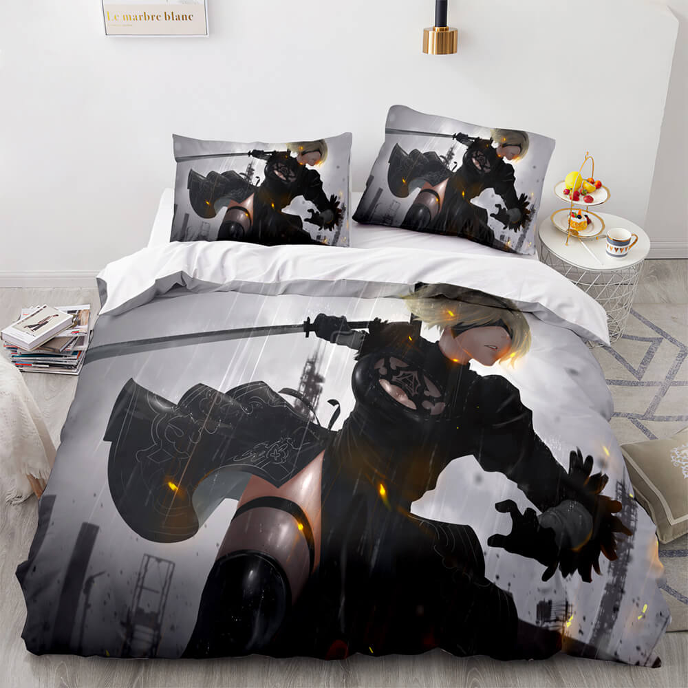 NieR Automata Cosplay 3 Piece Bedding Set Quilt Covers Without Filler (Online Order Only)