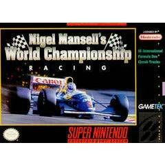 Nigel Mansell's World Championship Racing - Super Nintendo (Online Order Only)