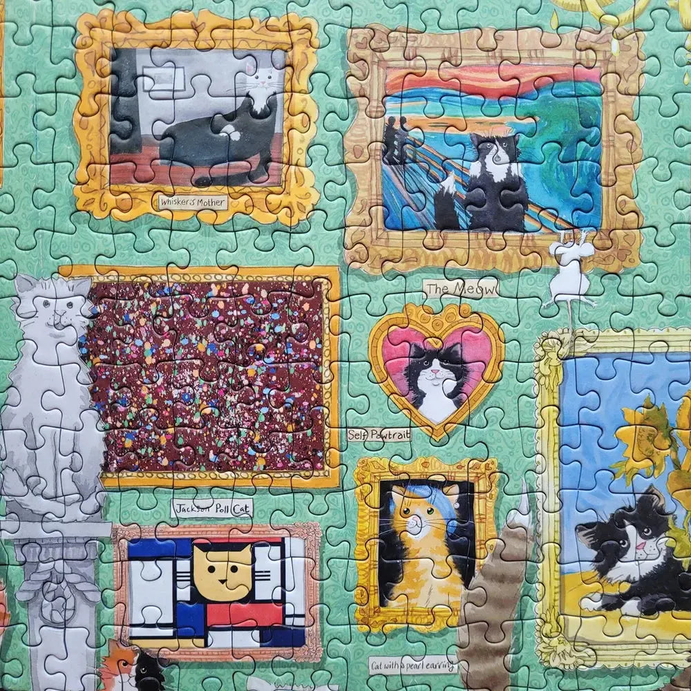 Night at the Meowseum 1000 Piece Jigsaw Puzzle Gibsons (ONLINE ORDER ONLY)