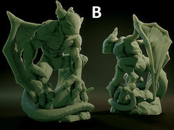 3D Printed Nafarrate Nightgaunt Lovecraftian Bestiary 28 32 mm D&D (Online Only)