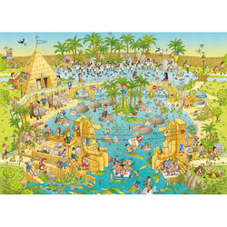 Nile Habitat Funky Zoo 1000 Piece Jigsaw Puzzle Heye (ONLINE ORDER ONLY)
