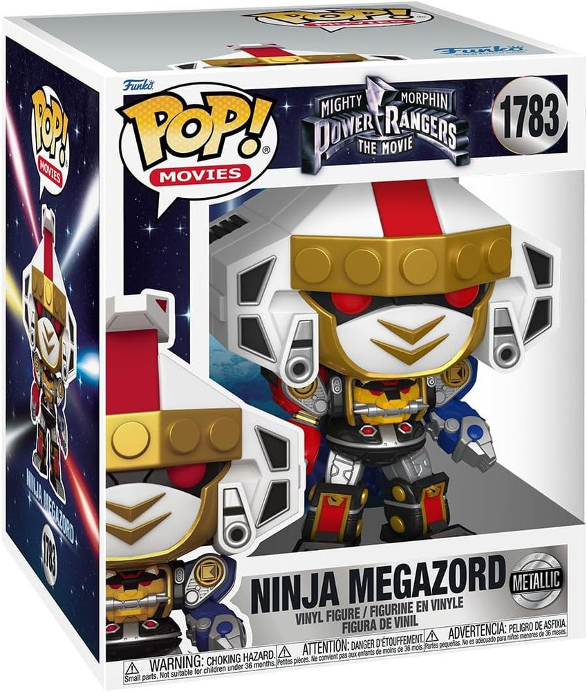 Mighty Morphin Power Rangers: The Movie Ninja Megazord Metallic Super 6-Inch Funko Pop! Vinyl Figure #1783 (Online Order Only)