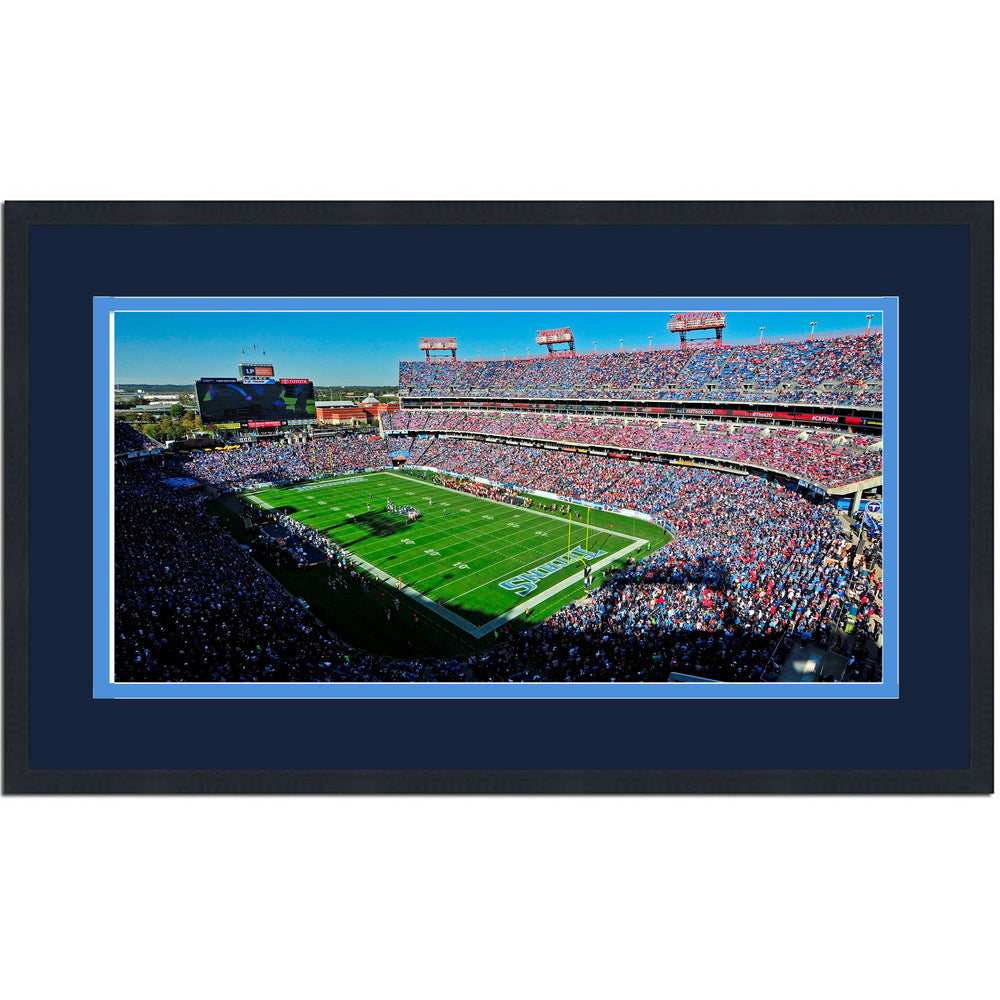 Framed Nissan Stadium Tennessee Titans 16x24 Football Photo Professionally Matted (ONLINE ORDER ONLY)