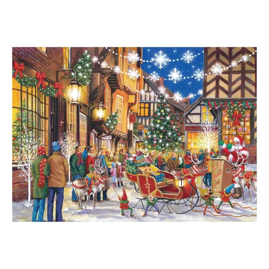 No. 20 Santa Switch On 500 Big Piece Jigsaw Puzzle HOP