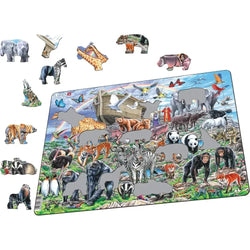 Noah's Ark Animals 53 Piece Tray Jigsaw Puzzle Larsen